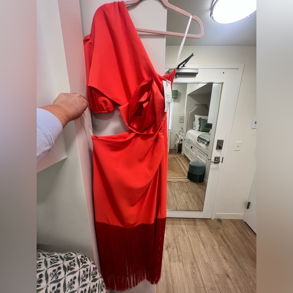Triple Threads asymmetrical desire dress